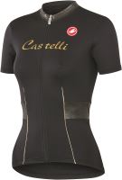 CASTELLI dres dámský krátký rukáv Coco 2012 černá/zlatá